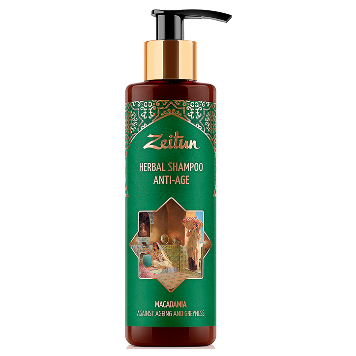 Zeitun Herbal Shampoo AntiAge Macadamia