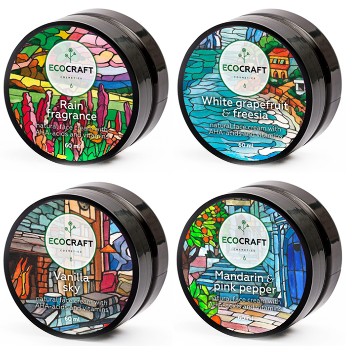 EcoCraft Natural Face Cream With AHAAcids And Vitamins