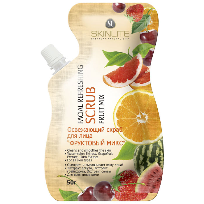 Skinlite Fruit Mix Facial Refreshing Scrub