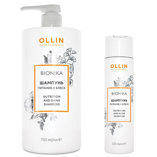 Ollin Professional BioNika Nutrition And Shine Shampoo