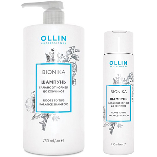 Ollin Professional BioNika Root To Tips Balance Shampoo