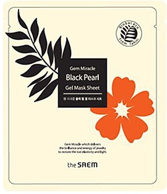 The Saem Gem Miracle Black Pearl Gel Mask Sheet
