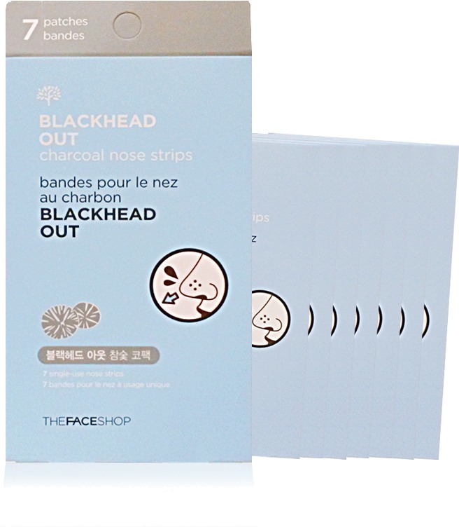The Face Shop Blackhead Out Charcoal Nose Strip