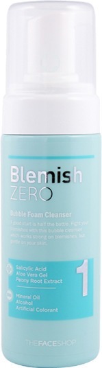 The Face Shop Clean Face Blemish Zero Bubble Foam Cleanser