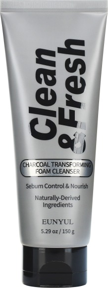 Eunyul Clean and Fresh Charcoal Transforming Foam Cleanser