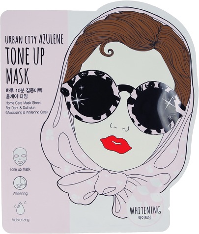 Baviphat Urban Dollkiss City Azulene Toneup Mask Whitening