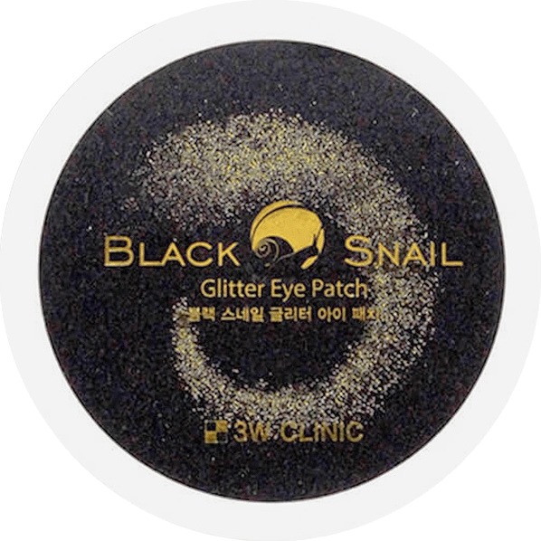 W Clinic Black Snail Glitter Eye Patch
