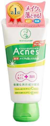 Mentholatum Acnes Medicated Makeup Cleansing Face Wash