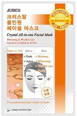 Mijin Cosmetics Junico Crystal Allinone Facial Mask Hyaluron
