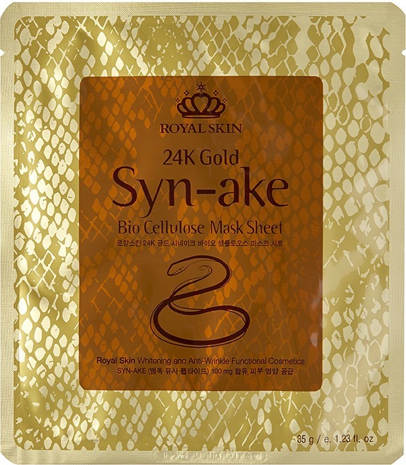 Royal Skin K Gold Synake Bio Cellulose Mask Sheet