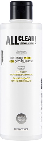 The Face Shop All Clear Cleansing Water