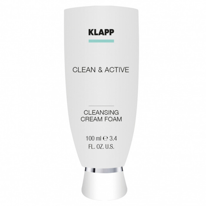 Klapp Clean And Active Cleansing Cream Foam