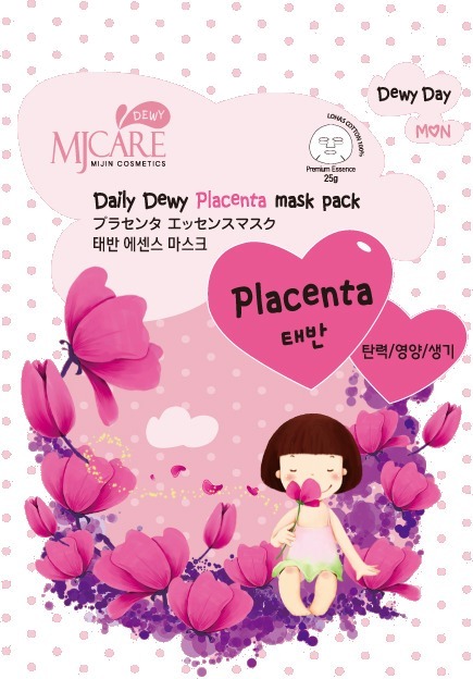 Mijin Cosmetics Mj Care Daily Dewy Placenta Mask Pack