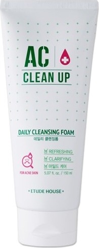 Etude House AC Clean Up Daily Acne Foam Cleanser
