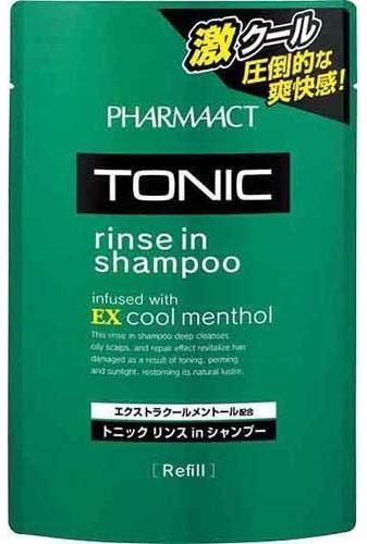 Kumano Cosmetics Pharmaact Tonic Rinse in Shampoo EX Cool Me