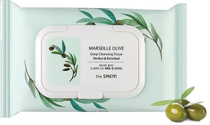 The Saem Marseille Olive Deep Cleansing Tissue