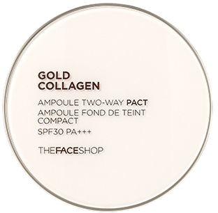 The Face Shop Gold Collagen Ampoule Twoway Pact