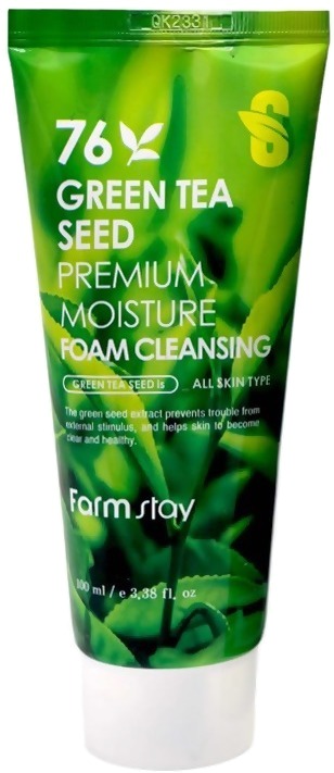 Farmstay Green Tea Seed Premium Moisture Foam Cleansing
