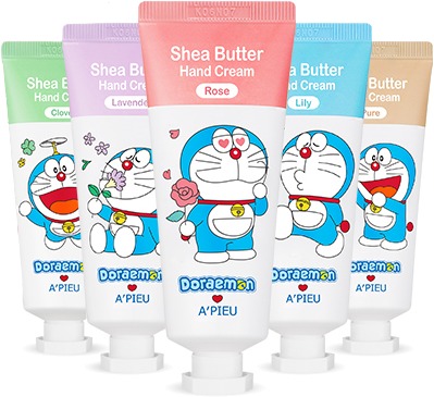 APieu Shea Butter Hand Cream Doraemon Edition