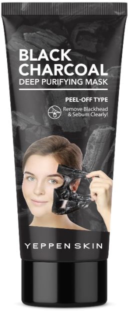 Yeppen Skin Black Charcoal Deep Purifying Mask Peeloff Type