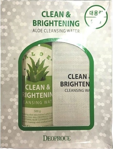 Deoproce Clean and Brightening Aloe Cleansing Water