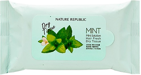 Nature Republic Mint Solution Hair Fresh Dry Tissue