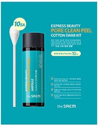 The Saem Express Beauty Pore Clean Peel Cotton Swab Kit