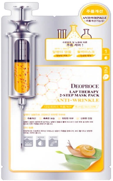 Deoproce Lap Therapy Ampoule Mask Pack Snail AntiWrinkle