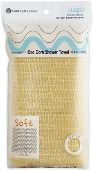 Sungbo Cleamy Clean And Beauty Eco Corn Shower Towel