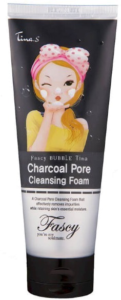 Fascy Bubble Tina Charcoal Pore Cleansing Foam