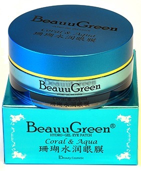 c   BeauuGreen Coral And Aqua Hydrogel Eye Patch