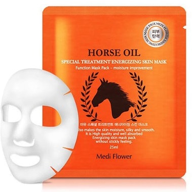 Medi Flower Special Treatment Energizing Mask Pack Horse Oil