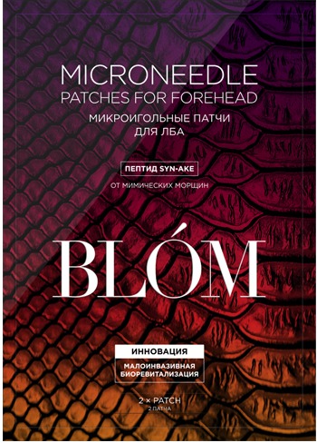 Blom Syn Ake Microneedle Patches for Forehead
