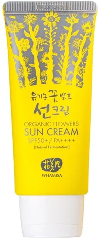 Whamisa Organic Flowers Sun Cream SPF PA