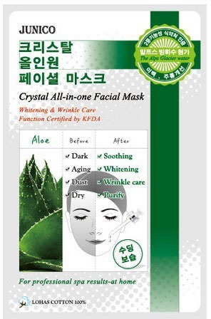 c  Mijin Cosmetics Junico Crystal Allinone Facial Mask Aloe
