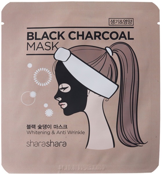 Shara Shara Charcoal Mask Whitening amp Anti Wrinkle