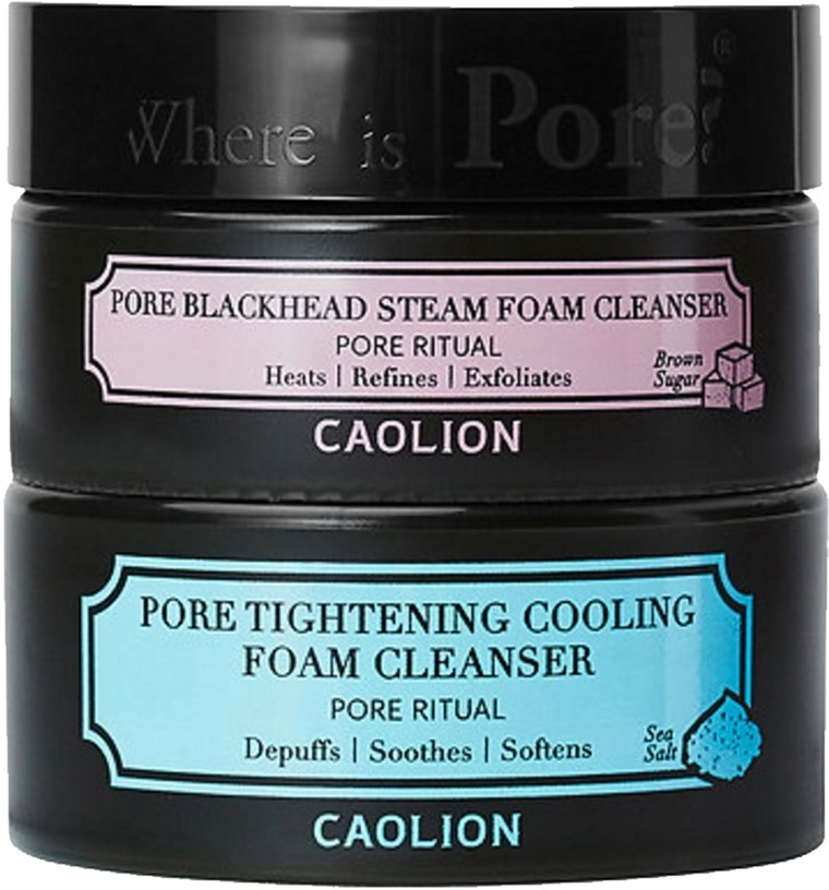 Caolion Hot And Cool Pore Foam Cleanser Duo