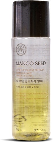 The Face Shop Mango Seed Lip And Eye Make Up Remover