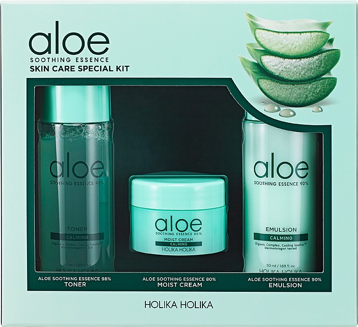 Holika Holika Aloe Soothing Essence Skincare Special Kit