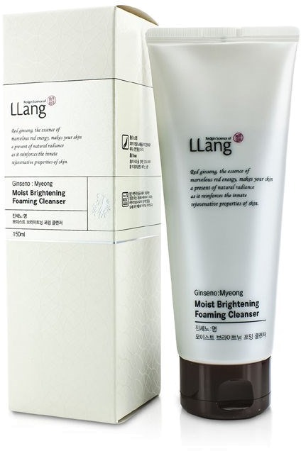 Llang Ginseno Myeong Moist Brightening Foaming Cleanser