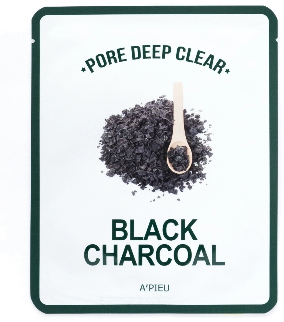 APIEU Pore Deep Clear Black Charcoal Mask