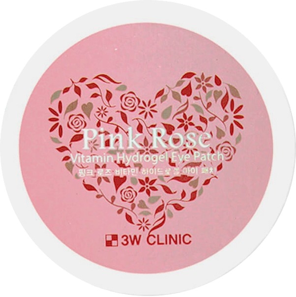 W Clinic Pink Rose Vitamin Hydrogel Eye Patch