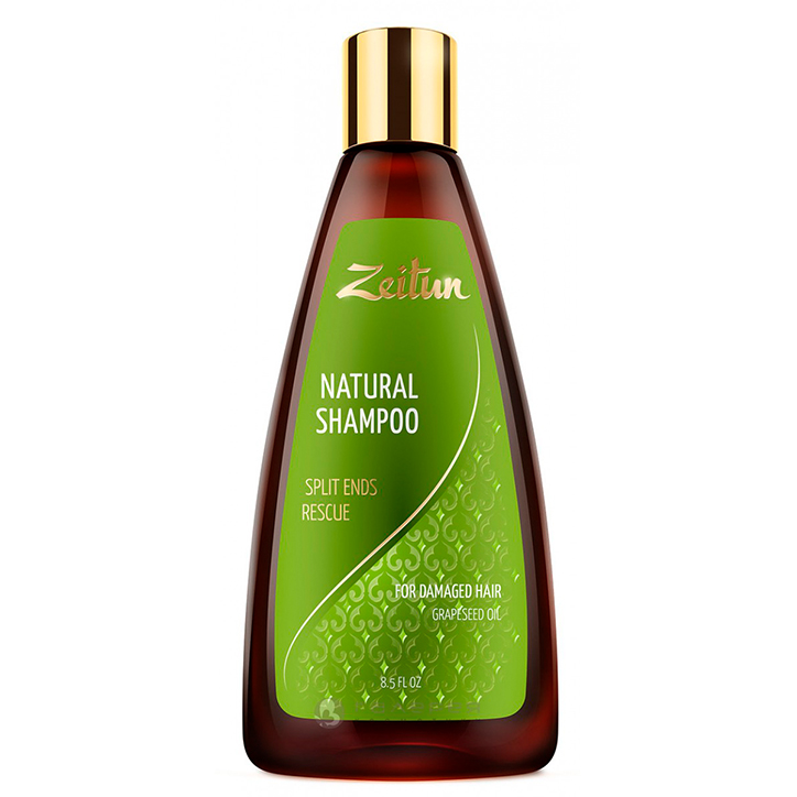 Zeitun Split Ends Rescue Shampoo for Damaged Hair with Grape