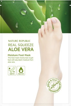 Nature Republic Real Squeeze Aloe Vera Moisture Foot Mask