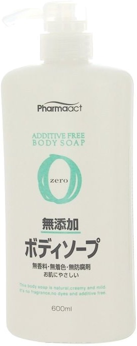 Kumano Cosmetics Pharmaact Additive Free Body Soap