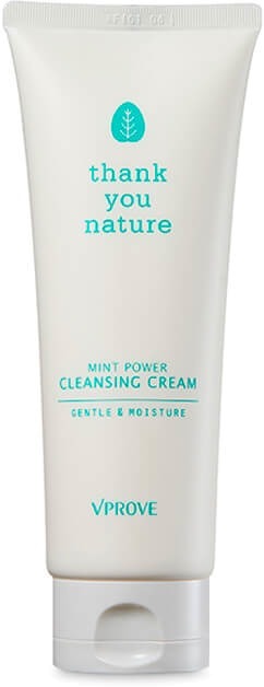 Vprove Thank You Nature Mint Power Cleansing Cream Gentle An