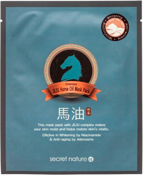 Secret Nature Fermentated Jeju Horse Oil Mask Pack