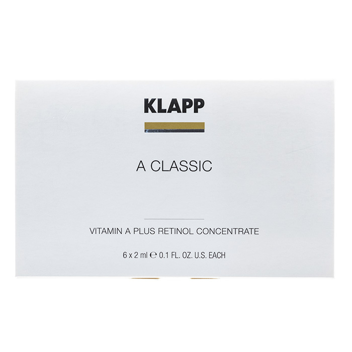 Klapp A Classic Vitamin A plus Retinol Concentrate Ampoules