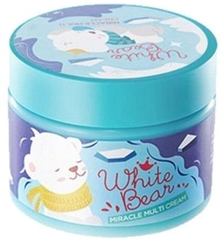 Shara Shara Miracle Multi Cream white Bear