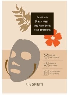 The Saem Gem Miracle Black Pearl Mud Pack Sheet